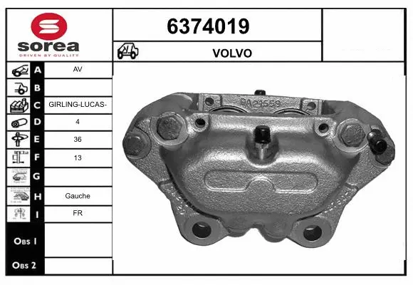 Brake Caliper (6374019)