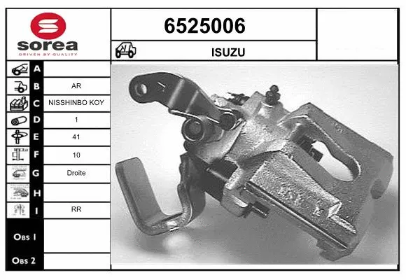 Brake Caliper (6525006)