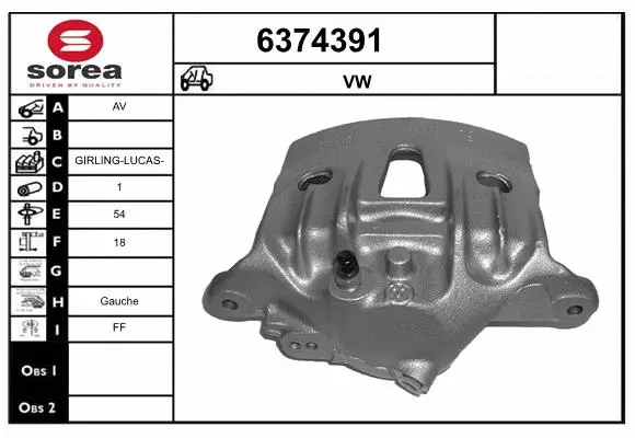Brake Caliper (6374391)