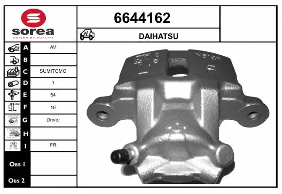 Brake Caliper (6644162)