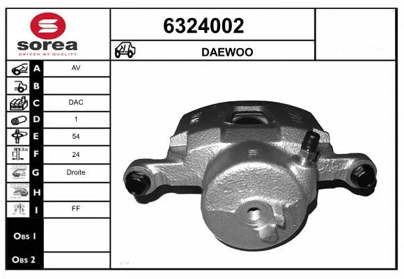 Brake Caliper (6324002)