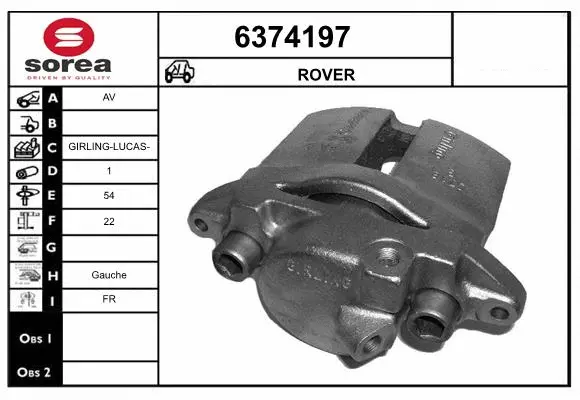 Brake Caliper (6374197)