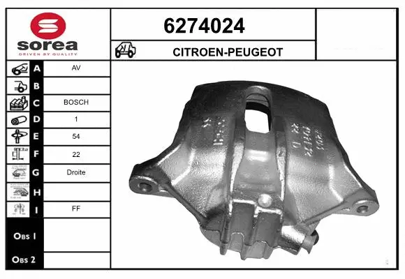 Brake Caliper (6274024)