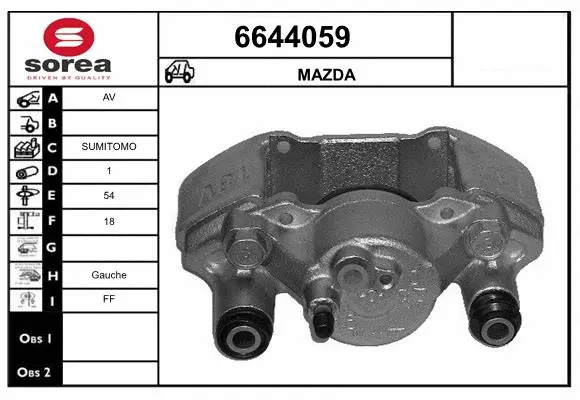 Brake Caliper (6644059)