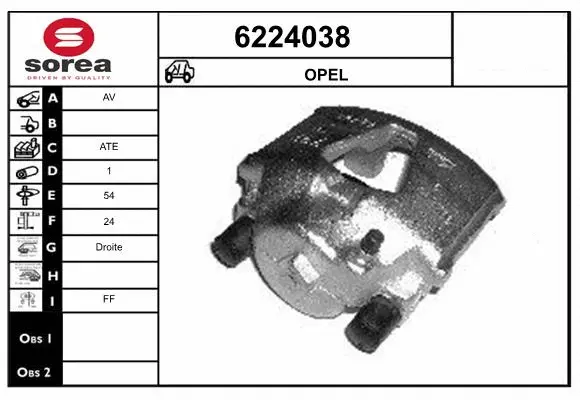 Brake Caliper (6224038)