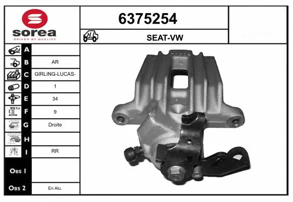 Brake Caliper (6375254)