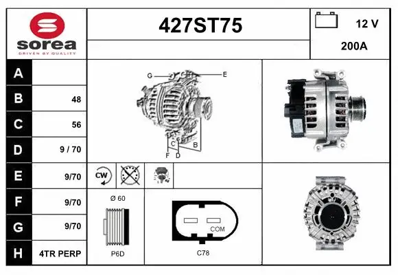 Alternator (427ST75)