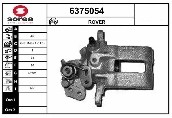 Brake Caliper (6375054)