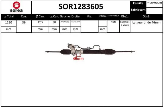 Steering Gear (SOR1283605)