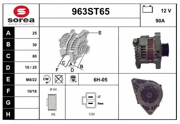 Alternator (963ST65)