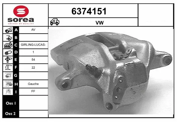Brake Caliper (6374151)