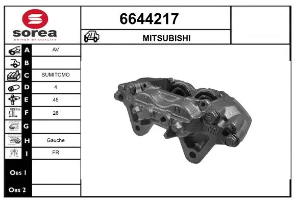 Brake Caliper (6644217)