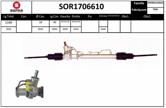 Steering Gear (SOR1706610)