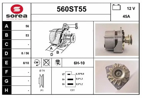 Alternator (560ST55)