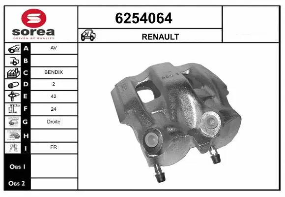 Brake Caliper (6254064)