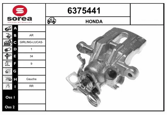 Brake Caliper (6375441)