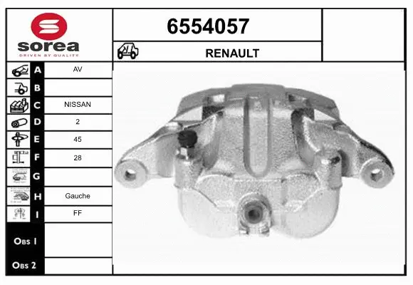 Brake Caliper (6554057)