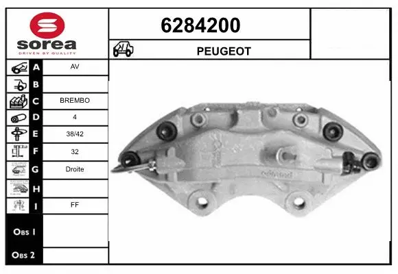 Brake Caliper (6284200)
