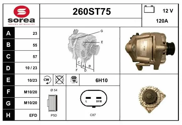 Alternator (260ST75)