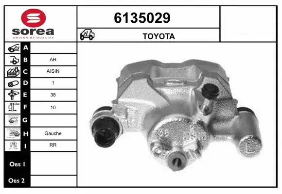 Brake Caliper (6135029)