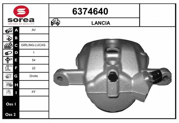 Brake Caliper (6374640)