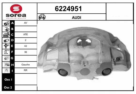 Brake Caliper (6224951)