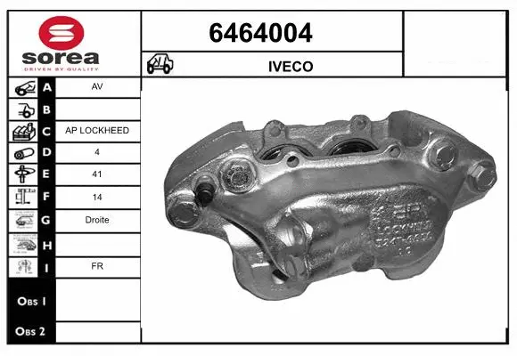 Brake Caliper (6464004)