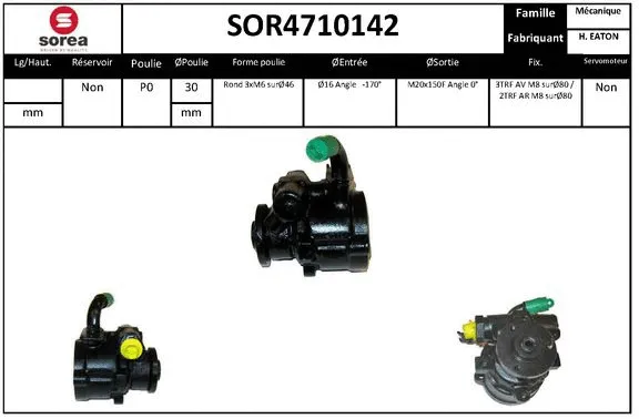Hydraulic Pump, steering (SOR4710142)