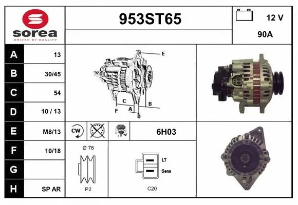Alternator (953ST65)