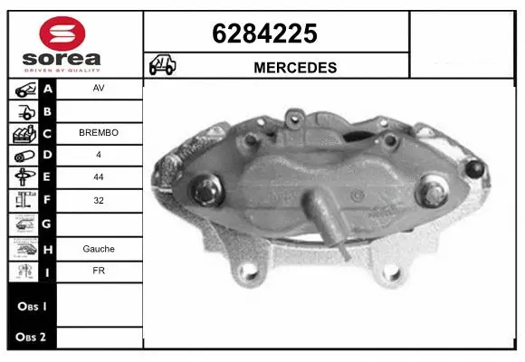 Brake Caliper (6284225)