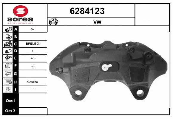 Brake Caliper (6284123)