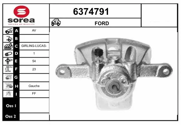 Brake Caliper (6374791)