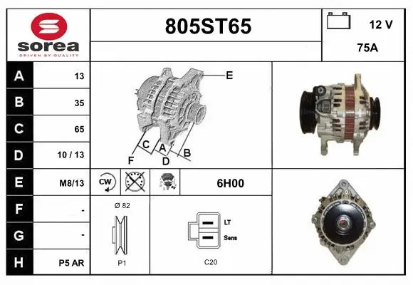 Alternator (805ST65)