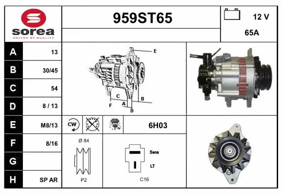 Alternator (959ST65)