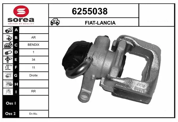 Brake Caliper (6255038)