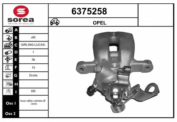 Brake Caliper (6375258)