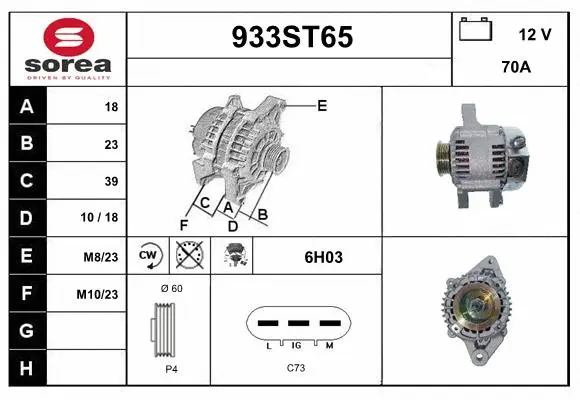 Alternator (933ST65)