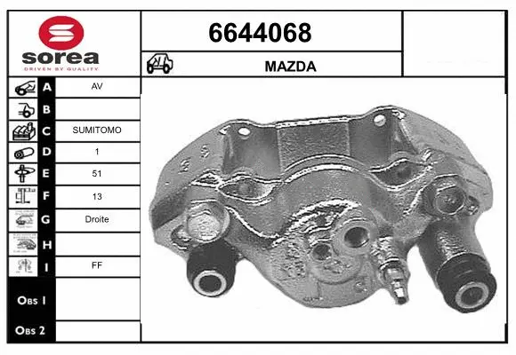 Brake Caliper (6644068)