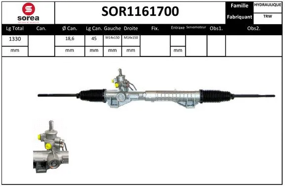 Steering Gear (SOR1161700)