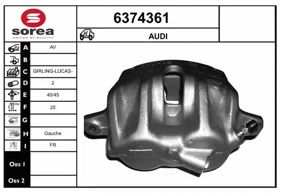 Brake Caliper (6374361)