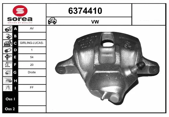 Brake Caliper (6374410)