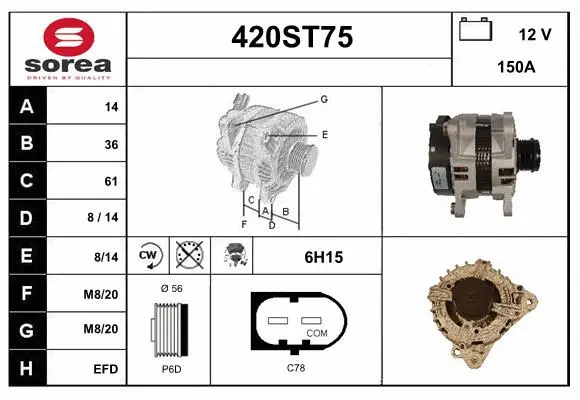 Alternator (420ST75)