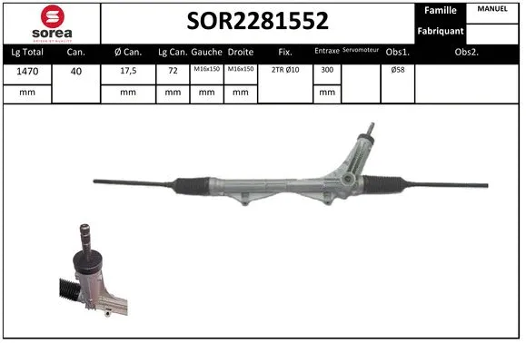 Steering Gear (SOR2281552)