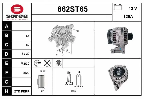 Alternator (862ST65)
