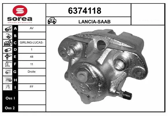 Brake Caliper (6374118)