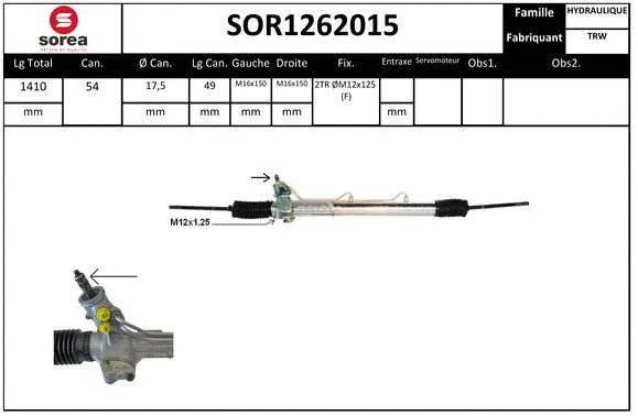 Steering Gear (SOR1262015)