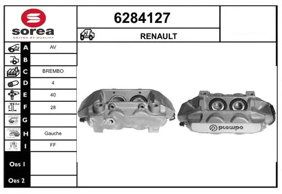 Brake Caliper (6284127)