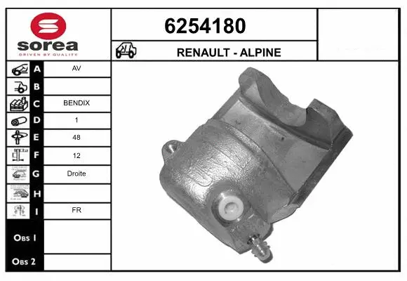 Brake Caliper (6254180)