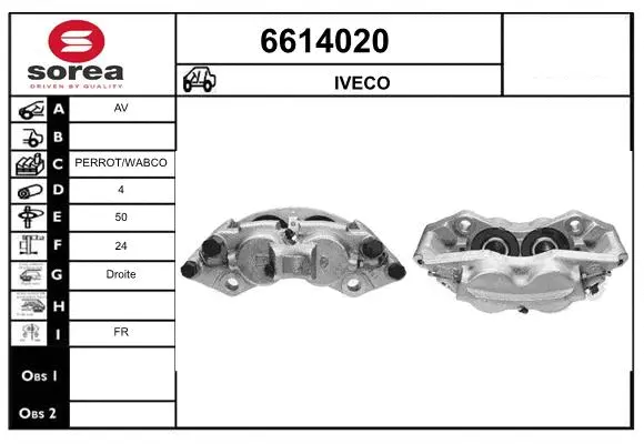 Brake Caliper (6614020)