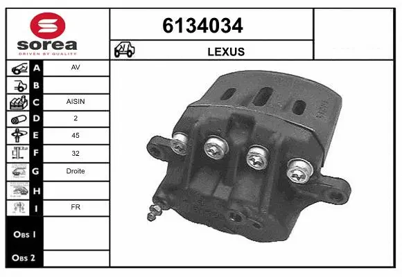 Brake Caliper (6134034)